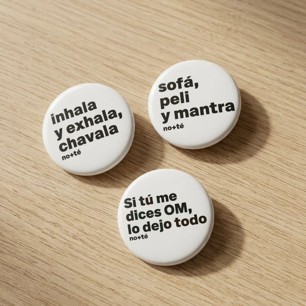 Pack 3 chapas Nomásté